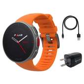 Polar Vantage V Pro - ORANGE w/ Charging Adapter