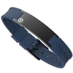 ProExl Satin Black Sports Magnetic Bracelet Blue Strap New ...