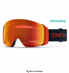 Smith Optics 4D MAG Snow Goggles Chromapop Everyday Red ...