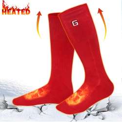 SVPRO 3.7V Electric Heated Socks With Rechargeable Battery ...