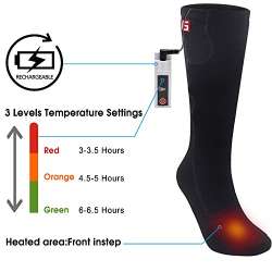 SVPRO Rechargeable Electric Heated Socks Battery Powered ...