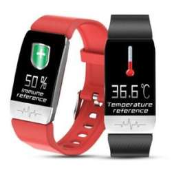 T1 Smart Watch Band With Temperature Immune Measure ECG ...
