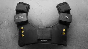 The KOR-FX haptic vest looks stupid, is a pain to set up ...