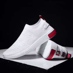UNN Summer White Shoes Men Sneakers Breathable Slip on ...