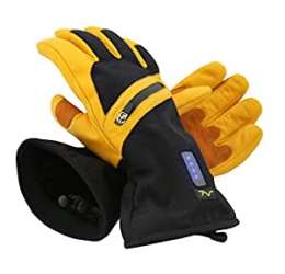 Volt Heated Work Gloves - Leather Work Gloves ...