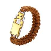 Paracord Knife Bracelet - BROWN