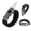 Paracord Knife Bracelet - BLACK Paracord Knife Bracelet - BLACK