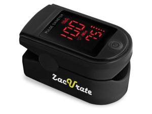 Zacurate Pro Series Black 500DL Fingertip Pulse Oximeter Blood Oxygen