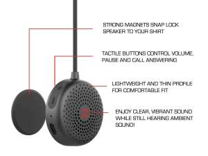 ZULU Audio Wearable BLUETOOTH® Speakers