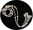 Bluetooth Headphones Stereo Necklace - Pearls 4 Bluetooth Headphones Stereo Necklace - Pearls 4