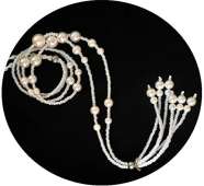 Bluetooth Headphones Stereo Necklace - Pearls 4