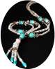 Bluetooth Headphones Stereo Necklace - White Crystal Bluetooth Headphones Stereo Necklace - White Crystal