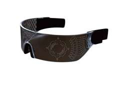 Cyberpunk LED Visor Glasses - WHITE