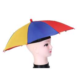 Foldable Sun Umbrella Hat UV Protection Fishing Camping ...