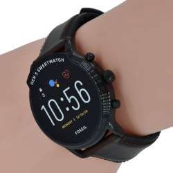 Fossil Q Herren Uhr Gen 5 Smartwatch FTW4026 Carlyle HR ...
