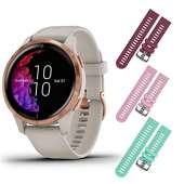 Garmin Venu GPS (Light Sand/Rose Gold, Berry/Pink/Teal)