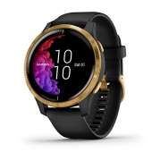Garmin Venu - Rose Gold with Tan Band