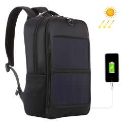 HAWEEL 14W Solar Panel Power Backpack Laptop Bag with ...