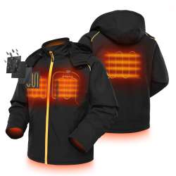 ORORO - ORORO Men's Soft Shell Heated Jacket Kit With ...