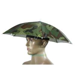 Outdoor Foldable Sun Umbrella Hat Golf Fishing Camping ...
