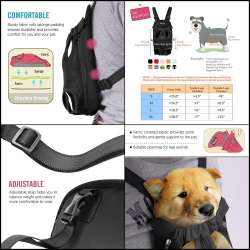 PAWABOO Pet Carrier Backpack Adjustable Front Cat Dog Carrier