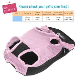 Pawaboo Pet Carrier Backpack, Adjustable Pet Front Cat Dog ...