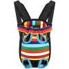 Pawaboo Pet Carrier Backpack - Extra Large, Colorful Strips Pawaboo Pet Carrier Backpack - Extra Large, Colorful Strips