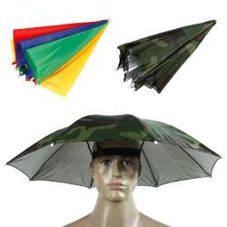 Rainbow Umbrella Hat for Fishing Hiking - Cool Health Gadgets