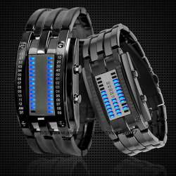 Skmei Japan Movts Binary Matrix LED Sports Lovers Wrist Watches