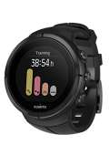 Suunto Spartan Ultra All Black Titanium Digital Display Quartz Watch, Black Silicone Band, Round 50mm Case