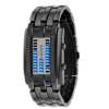 Waterproof Plating Watch Luxury Stainless Steel Binary Luminous LED Electronic Display Watches Waterproof Plating Watch Luxury Stainless Steel Binary Luminous LED Electronic Display Watches