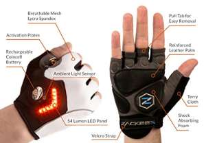 Zackees Award Winning LED Turn Signal Cycling Gloves with ...