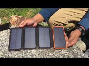 25000mAh Solar Charger ADDTOP Portable Solar Power Bank ...