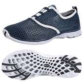 ALEADER Men's Quick Drying Aqua Water Shoes Blue 10.5 D(M) US