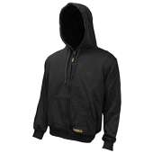 DEWALT DCHJ067B-S 20V/12V MAX Bare Hooded Heated Jacket, Black, Small