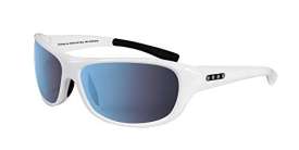 EnChroma Color Blind Glasses - Monterey White Wrap Sunglasses - Outdoor Cx3 Outdoor Lens - Ideal For Red-Green Color Blindness