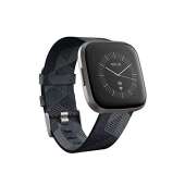 Fitbit Versa 2 Special Edition Health and Fitness Smartwatch - Smoke Woven/Mist Grey, One Size (S and L Bands Included)
