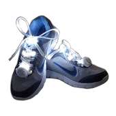 Flammi LED Nylon Light Up Shoelaces - WHITE