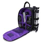G-raphy Camera Bag for Camera, Lens, Tripod and Accessories (Small Size) - PURPLE