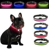 Halo Mini Alternative - Talis Light-Up Dog Collar (Large, Red)