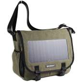 HANERGY Alternative - ECEEN Solar Message Bag Single Shoulder Pack with 7 Watts Solar Panel