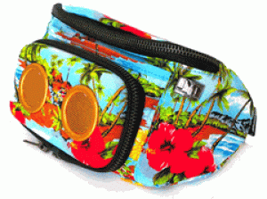 Jammy Pack Red Tide Boombox Fanny Pack
