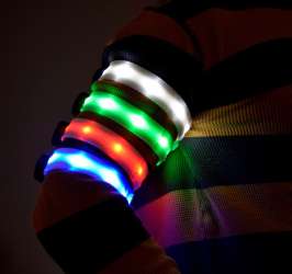 LED Light up multicolor safety Armband | Eternity LED