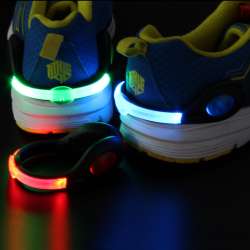 LED warning light clip Colorful flashing shoe clip for ...