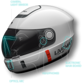 Livemap AR Motorcycle Helmet