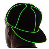 NEON NIGHTLIFE Light Up Snapback Hat - GREEN