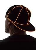 NEON NIGHTLIFE Light Up Snapback Hat - ORANGE