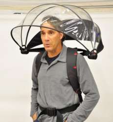 Nubrella is a Funny-Looking Hands-Free Umbrella