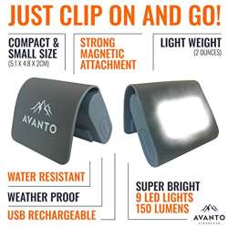 Reflective Gear AVANTO Clip On Running Light, Addon To For ...