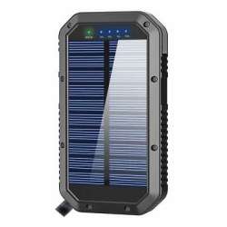 Solar Charger, 25000Mah Battery Solar Power Bank Portable ...